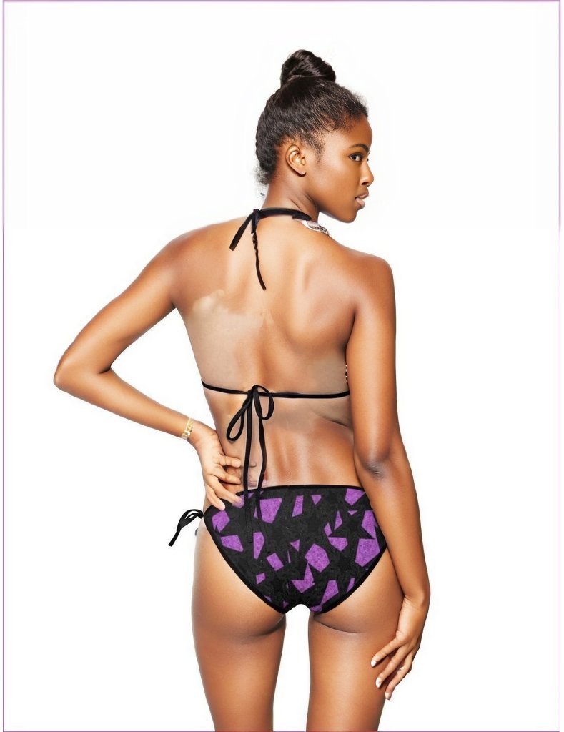 Royal Snakeskin Geo Bikini Swimsuit Voluptuous (+) Size Available-womens bikini-Royal Snakeskin Geo Bikini Swimsuit Voluptuous (+) Size-TFC&H Co.