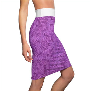 Royal Snakeskin Pencil Skirt Voluptuous (+) SIze Available- Ships from The US - women's skirt at TFC&H Co.