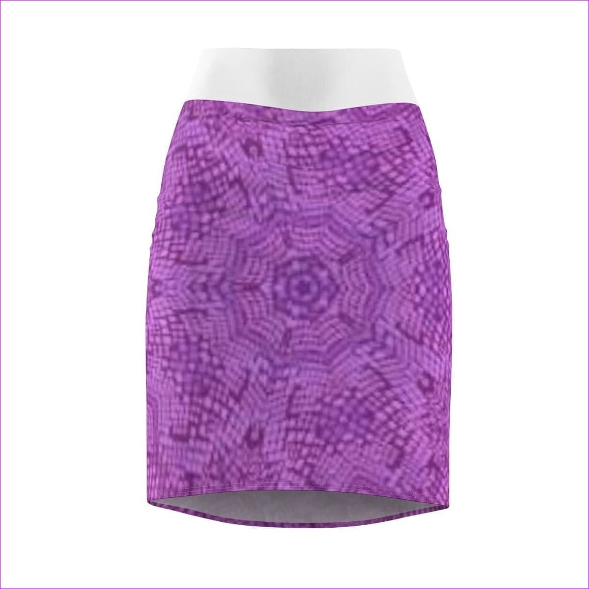 Royal Snakeskin Pencil Skirt Voluptuous (+) SIze Available- Ships from The US - women's skirt at TFC&H Co.