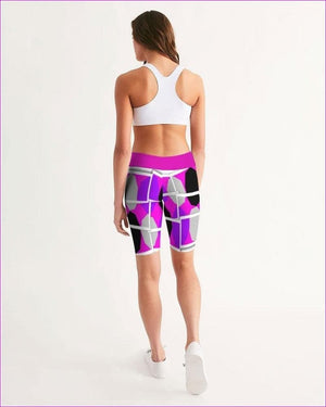 - Royal Spread Women's Mid-Rise Bike Shorts - womens shorts at TFC&H Co.