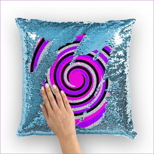 Royal Swirl Home Sequin Cushion Cover Insert Available - pillow case at TFC&H Co.