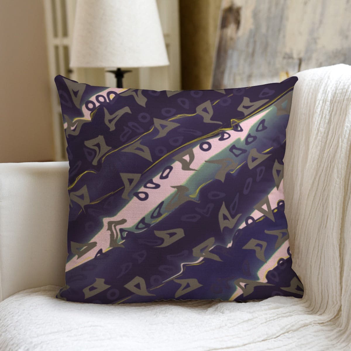 Navy Runaway Flip & Choose Couch Pillow with Pillow Inserts - couch pillow at TFC&H Co.