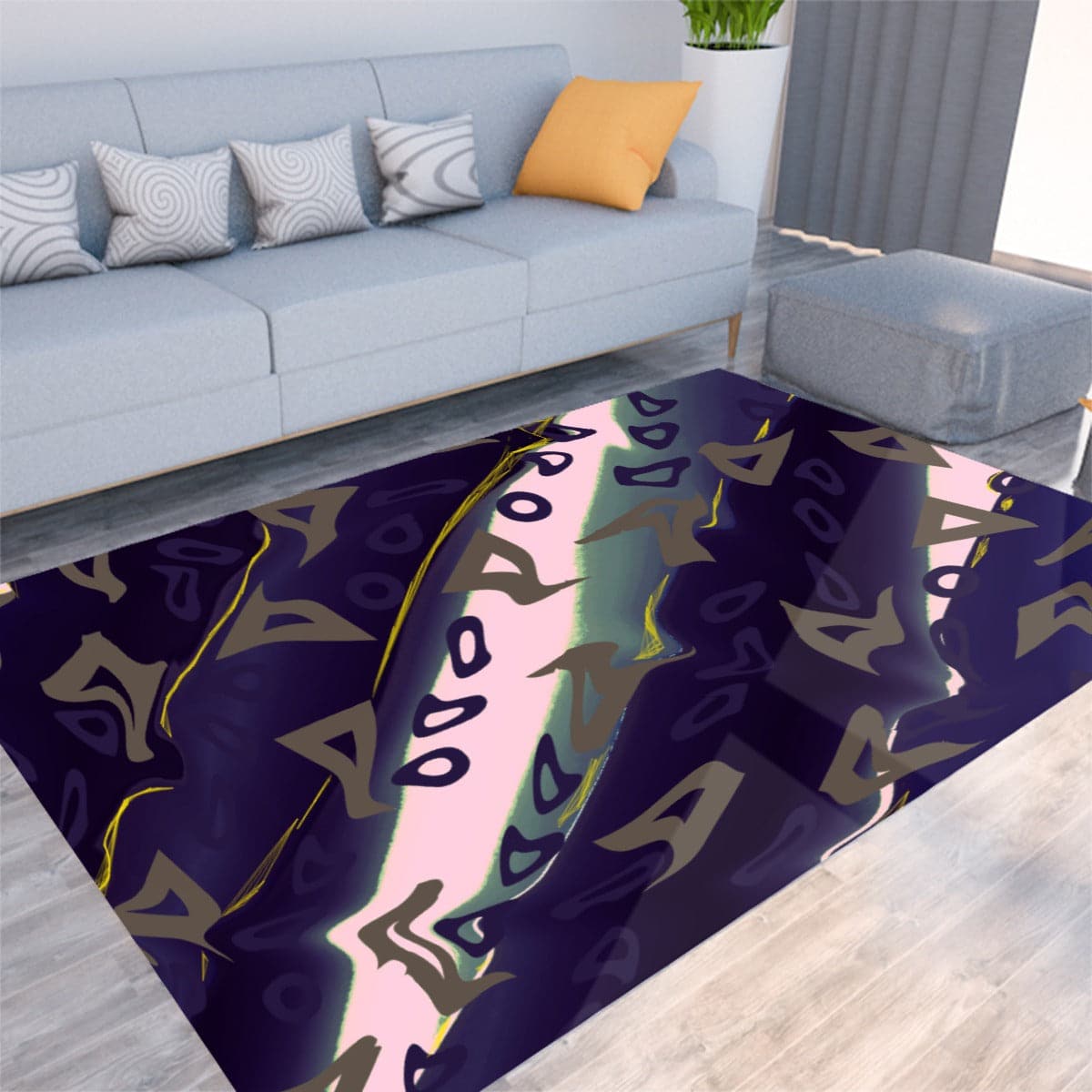 Runaway Foldable Rectangular Thickened Floor Mat - Area Rugs at TFC&H Co.