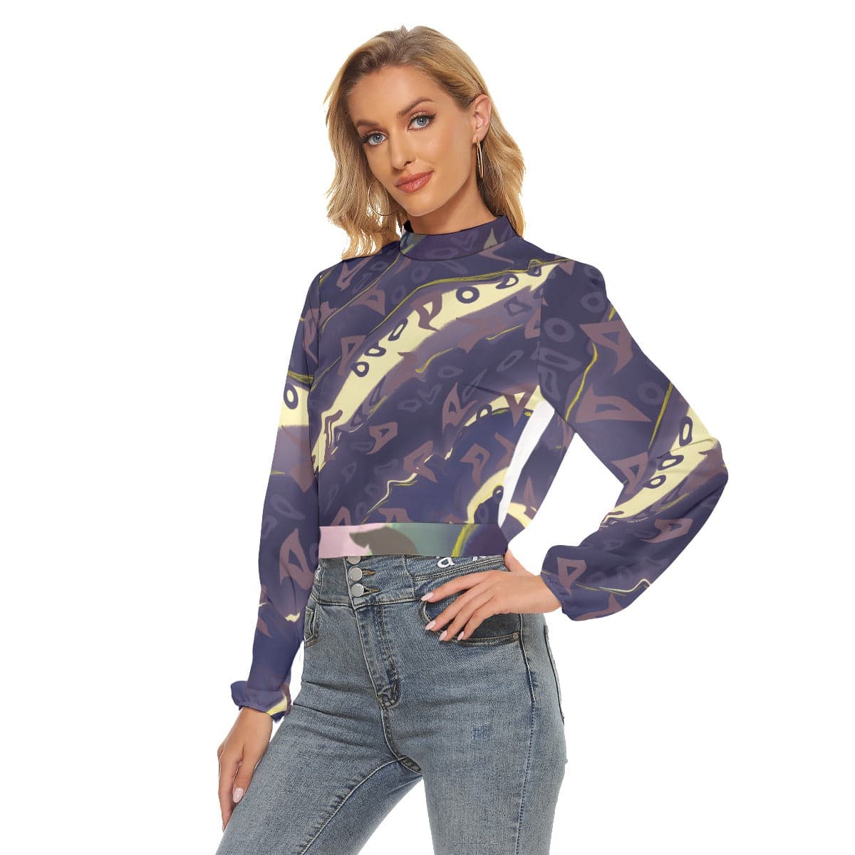Multi-colored Runaway Women's Back Out Top - women's top at TFC&H Co.