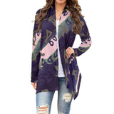 Navy - Runaway Women's Cardigan With Long Sleeve - womens cardigan at TFC&H Co.