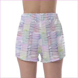White - Scribbled Women's & Teen's Short Pants - womens shorts at TFC&H Co.