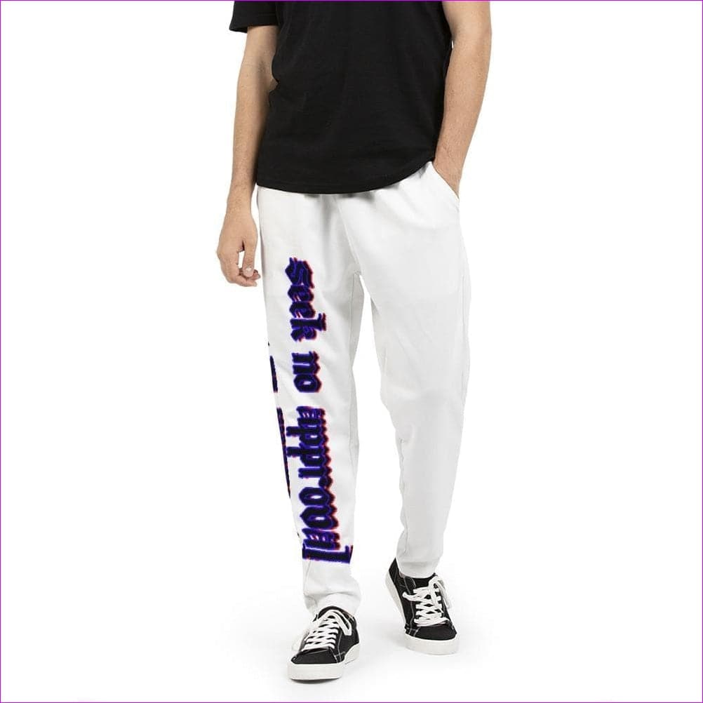 Seek No Approval 2 Comfort Fit Designer Men's Joggers - men's sweatpants at TFC&H Co.
