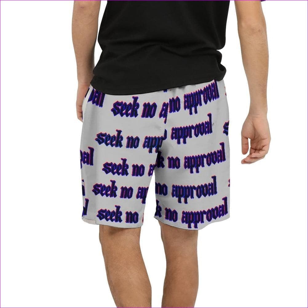 Seek No Approval 2 Men's Swim Trunk - men's shorts at TFC&H Co.