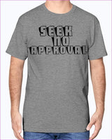Athletic Heather - Seek No Approval Bubble Tee - mens t-shirt at TFC&H Co.