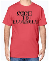 Fiery Red - Seek No Approval Bubble Tee - mens t-shirt at TFC&H Co.