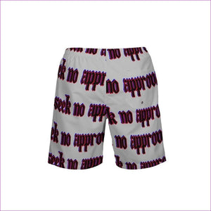 Seek No approval Designer Fade Resistant Men's Swim Trunk - red - men's shorts at TFC&H Co.