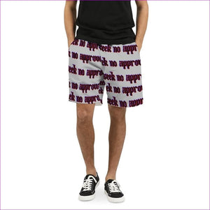 - Seek No approval Designer Fade Resistant Men's Swim Trunk - red - mens shorts at TFC&H Co.