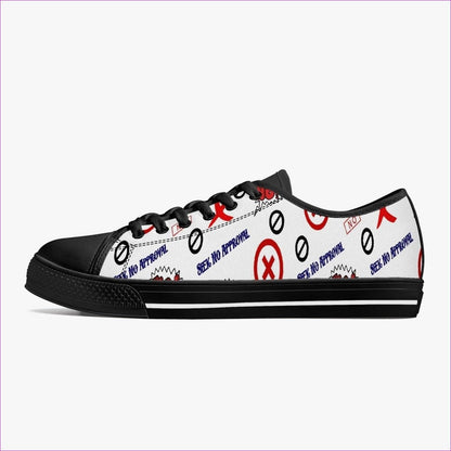 Seek No Approval Low-Top Canvas Shoes - 2 colors - unisex shoes at TFC&H Co.