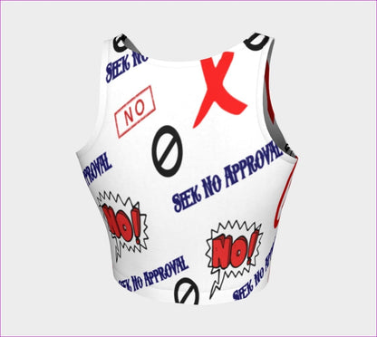 Seek No Approval Women's Crop Top - multi-colored - women's crop top at TFC&H Co.
