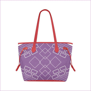One Size shaped out purple Classic Tote Bag (Model1661) - Shaped Out Classic Tote Bag (8 colors) - handbag at TFC&H Co.