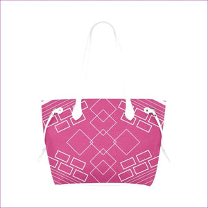 One Size shaped out pink Classic Tote Bag (Model1661) - Shaped Out Classic Tote Bag (8 colors) - handbag at TFC&H Co.