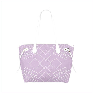 One Size shaped out lilac Classic Tote Bag (Model1661) - Shaped Out Classic Tote Bag (8 colors) - handbag at TFC&H Co.