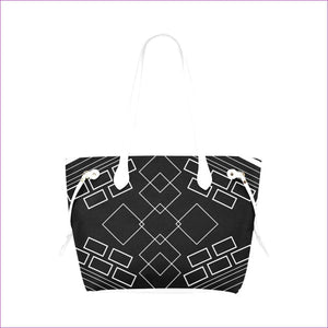 One Size shaped out black Classic Tote Bag (Model1661) - Shaped Out Classic Tote Bag (8 colors) - handbag at TFC&H Co.