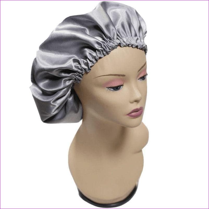 Charcoal Gray Silk Bonnet - bonnet at TFC&H Co.