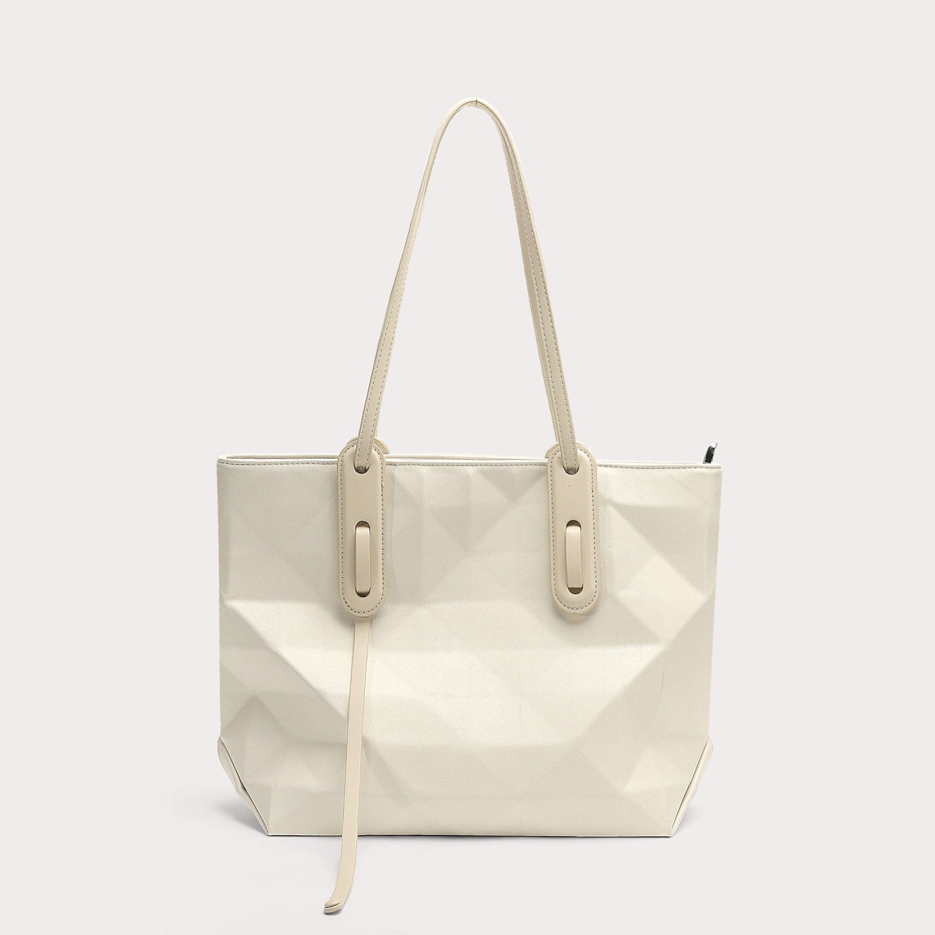 Creamywhite - Simple Design Large Capacity Shoulder Bag - handbag at TFC&H Co.