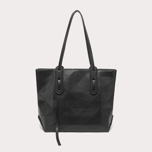 Black - Simple Design Large Capacity Shoulder Bag - handbag at TFC&H Co.