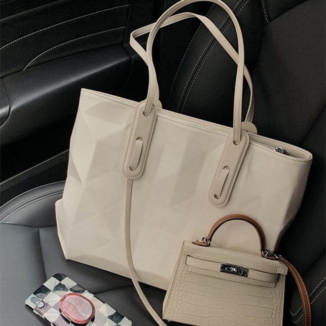- Simple Design Large Capacity Shoulder Bag - handbag at TFC&H Co.