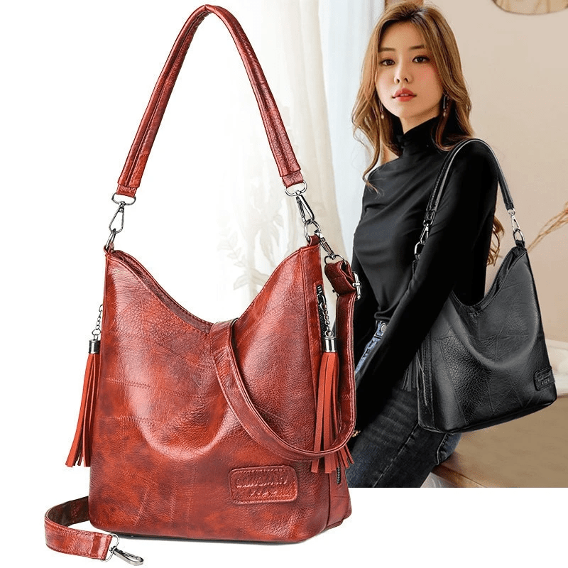 - Simple Fashion Tassel Bag - handbag at TFC&H Co.