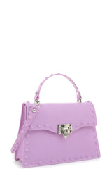 LILAC - Smooth Jelly Stud Buckle Crossbody Bag - Ships from The US - handbag at TFC&H Co.