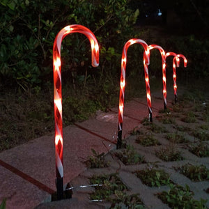 - Solar Powered Candy Cane String Christmas Lights - Christmas Decoration at TFC&H Co.