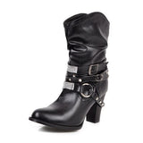 black - Sparkle Band Women's Cowboy Boots - womens boots at TFC&H Co.