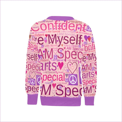Speak-Over Girls' V-Neck Sweater - 2 options - kid's sweater at TFC&H Co.