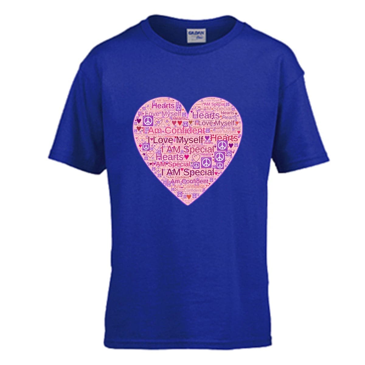 Blue - Speak-Over Kid's Crew Neck T-shirt | Gildan 100% Cotton - Kids t-shirt at TFC&H Co.