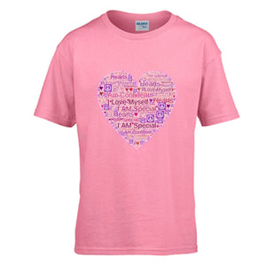 Pink - Speak-Over Kid's Crew Neck T-shirt | Gildan 100% Cotton - Kids t-shirt at TFC&H Co.