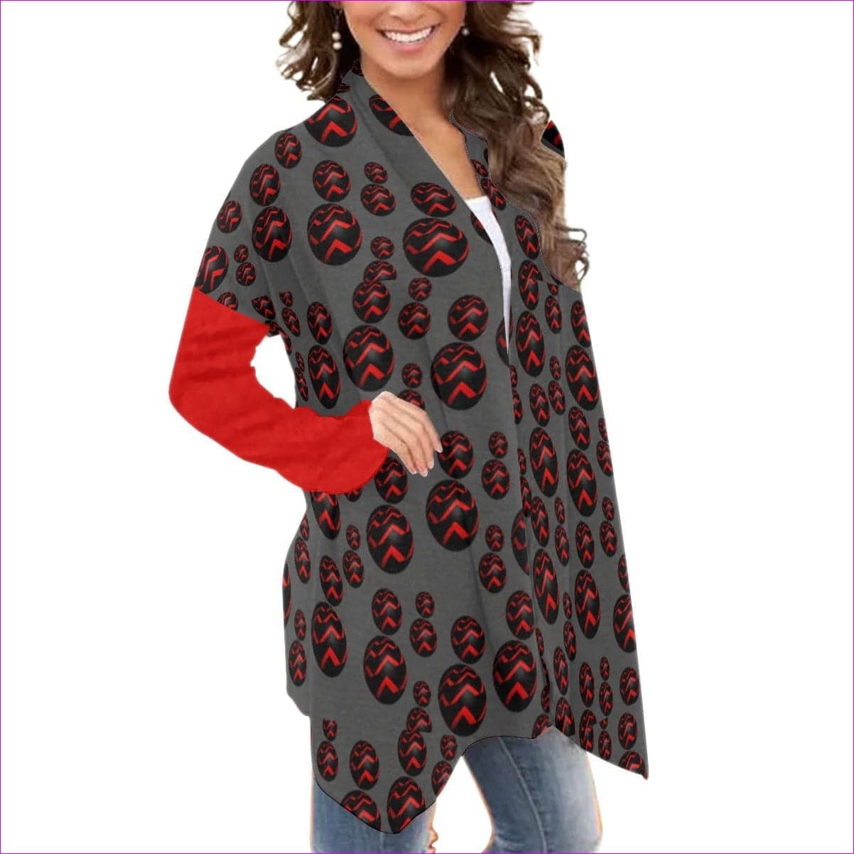 Sphere Women's Cardigan With Long Sleeve - women's cardigan at TFC&H Co.