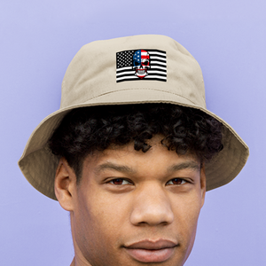 Skull Flag Bucket Hat - Ships from The US - Bucket Hat at TFC&H Co.