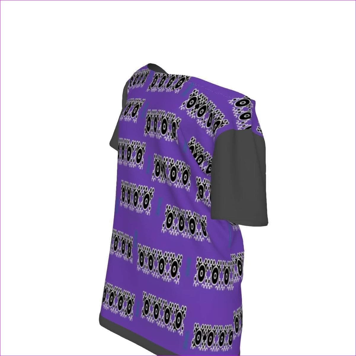 Purple Stack Off-Shoulder T-Shirt - women's top at TFC&H Co.