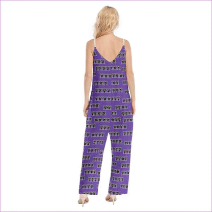 Stacked Women's Loose Cami Jumpsuit - women's jumpsuit at TFC&H Co.
