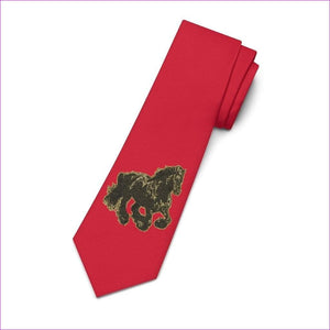 One Size - Stallion Clothing Necktie - Red - necktie at TFC&H Co.