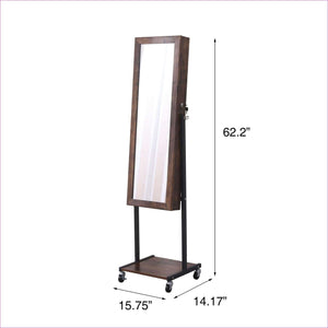 - Standing jewelry cabinet with LED Lights - jewelry Cabinet at TFC&H Co.