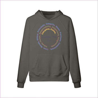 Charcoal Gray Stature & Character Fleece Hoodie - Shirts & Tops at TFC&H Co.