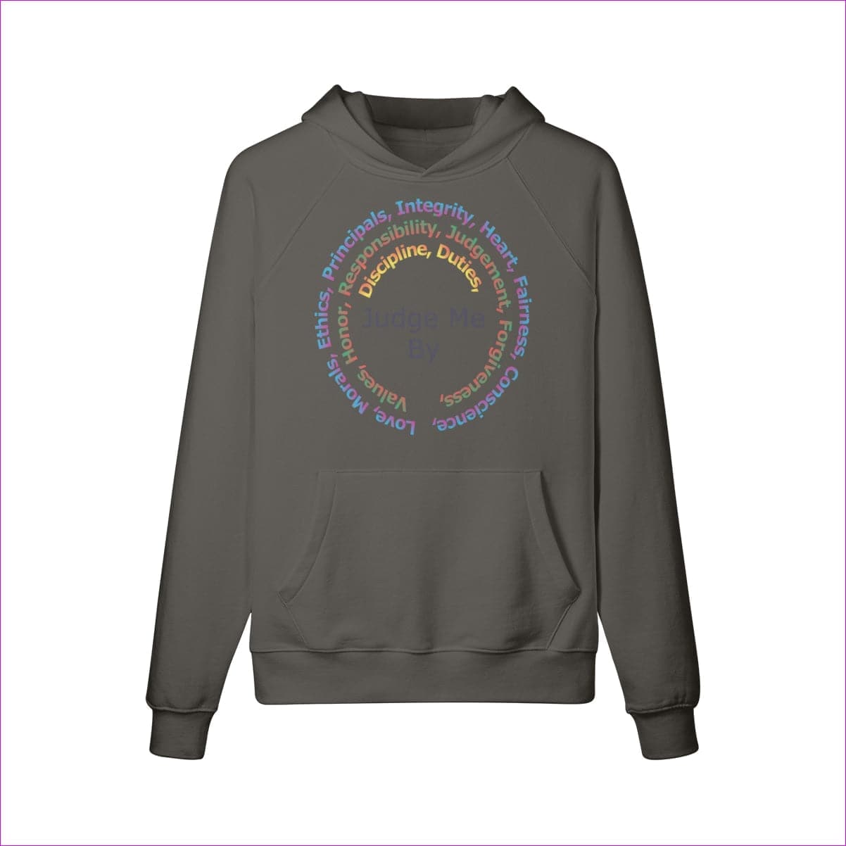 Charcoal Gray - Stature & Character Fleece Hoodie - Shirts & Tops at TFC&H Co.