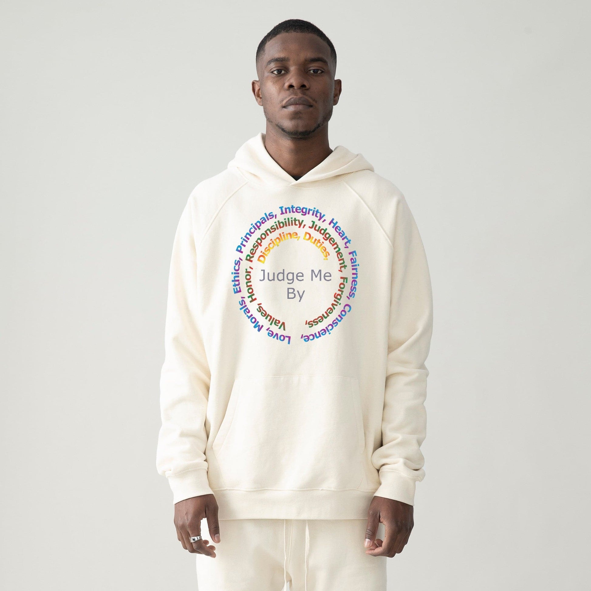 Rice Apricot S Stature & Character Fleece Hoodie - Shirts & Tops at TFC&H Co.