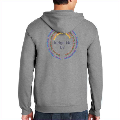 S SportS Grey Stature & Character Heavy Blend Full-Zip Hooded Sweatshirt - unisex hoodie at TFC&H Co.