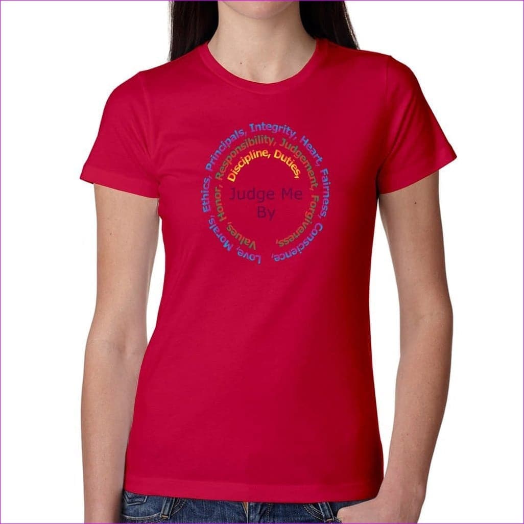 Red - Stature & Character Women’s & Teen's Boyfriend T-shirt - womens t-shirt at TFC&H Co.
