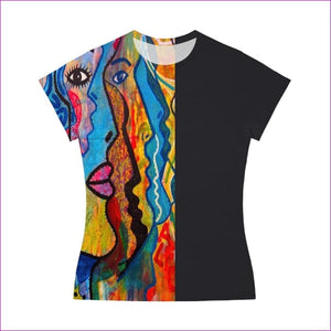Black Beauty - Street Art 2 Women's Regular Tee | 100% Cotton - 4 colors - womens t-shirt at TFC&H Co.