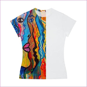 Lucent White - Street Art 2 Women's Regular Tee | 100% Cotton - 4 colors - womens t-shirt at TFC&H Co.
