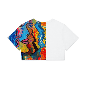- Street Art Women's Boxy Cropped Tee - womens crop top at TFC&H Co.