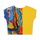 Daisy Daze - Street Art Women's Loose T-Shirt - womens t-shirt at TFC&H Co.