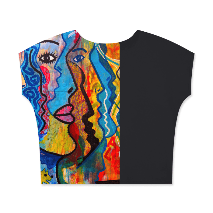 Black Beauty - Street Art Women's Loose T-Shirt - womens t-shirt at TFC&H Co.