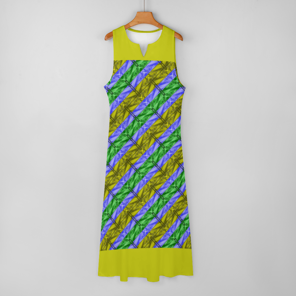 - Striped Forest Women's Sleeveless Sun Dress - womens dress at TFC&H Co.